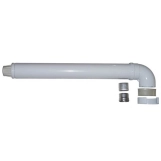 Коаксіальна труба Baxi в комплекті з куточком 90 d 60/100 для конденсаційних котлів